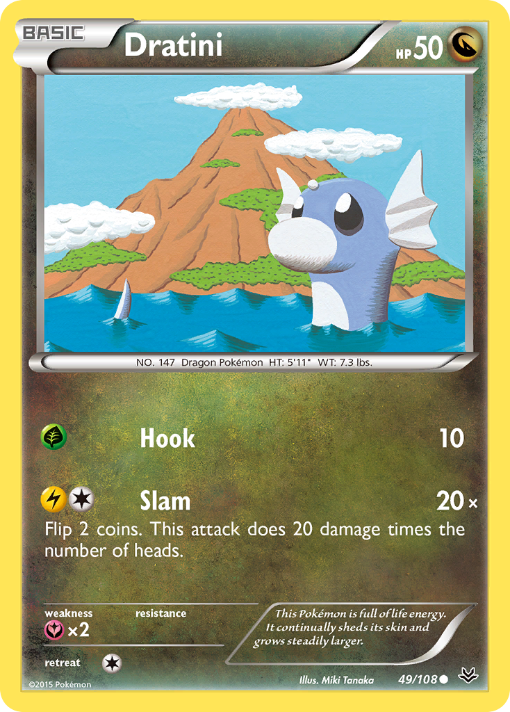 Dratini (49/108) [XY: Roaring Skies] | Card Merchant Takapuna