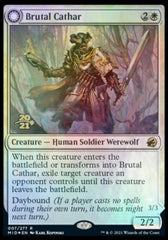 Brutal Cathar // Moonrage Brute [Innistrad: Midnight Hunt Prerelease Promos] | Card Merchant Takapuna