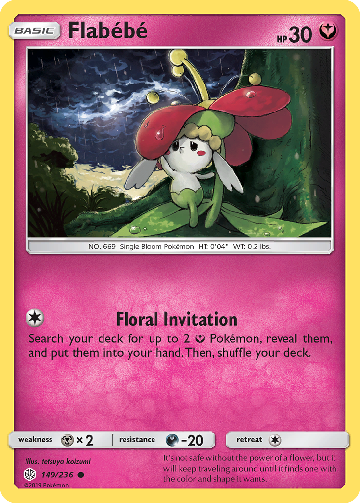 Flabebe (149/236) [Sun & Moon: Cosmic Eclipse] | Card Merchant Takapuna