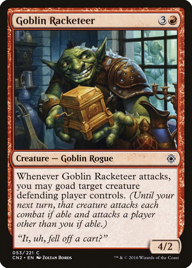 Goblin Racketeer [Conspiracy: Take the Crown] | Card Merchant Takapuna