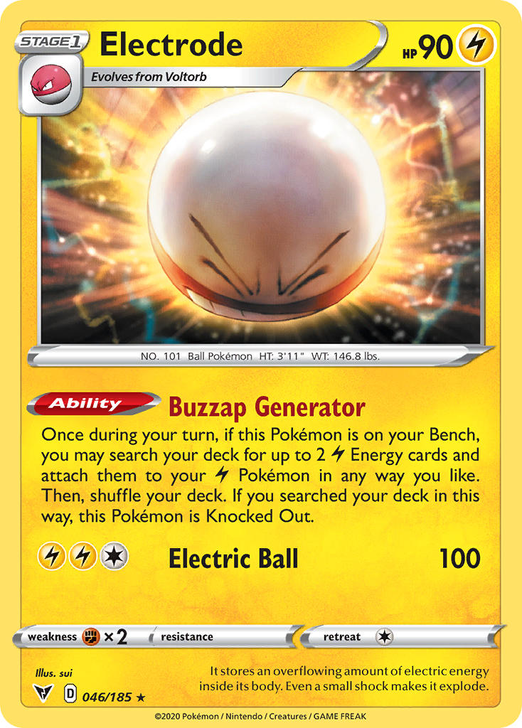 Electrode (046/185) [Sword & Shield: Vivid Voltage] | Card Merchant Takapuna