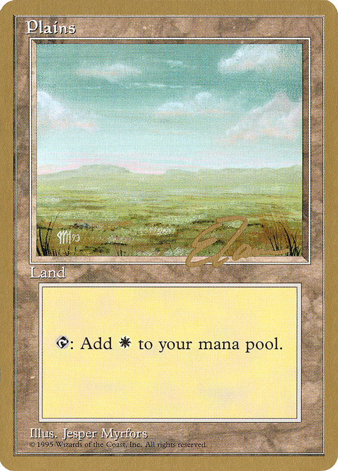 Plains (et364) (Eric Tam) [Pro Tour Collector Set] | Card Merchant Takapuna