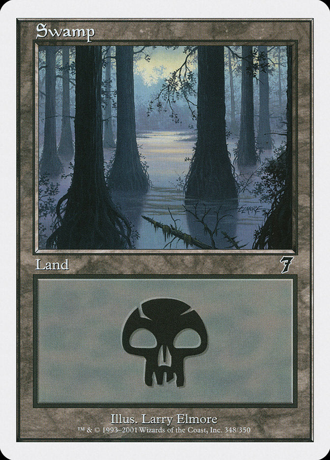 Swamp (348) [Seventh Edition] | Card Merchant Takapuna