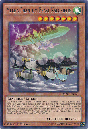 Mecha Phantom Beast Kalgriffin [MP14-EN150] Rare | Card Merchant Takapuna