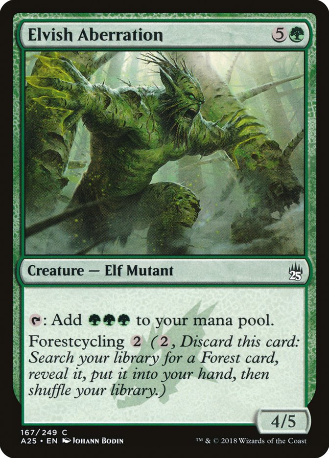 Elvish Aberration [Masters 25] | Card Merchant Takapuna