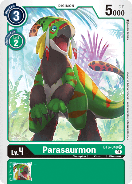 Parasaurmon [BT6-048] [Double Diamond] | Card Merchant Takapuna