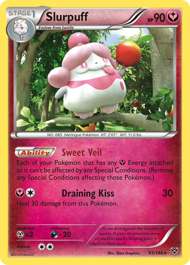 Slurpuff (95/146) [XY: Base Set] | Card Merchant Takapuna