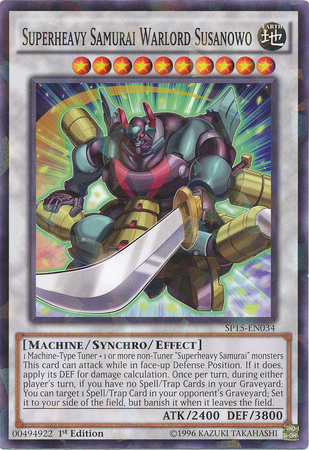 Superheavy Samurai Warlord Susanowo [SP15-EN034] Shatterfoil Rare | Card Merchant Takapuna