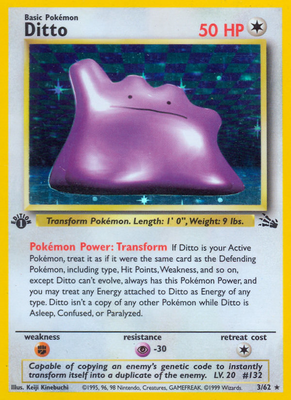 Ditto (3/62) [Fossil 1st Edition] | Card Merchant Takapuna