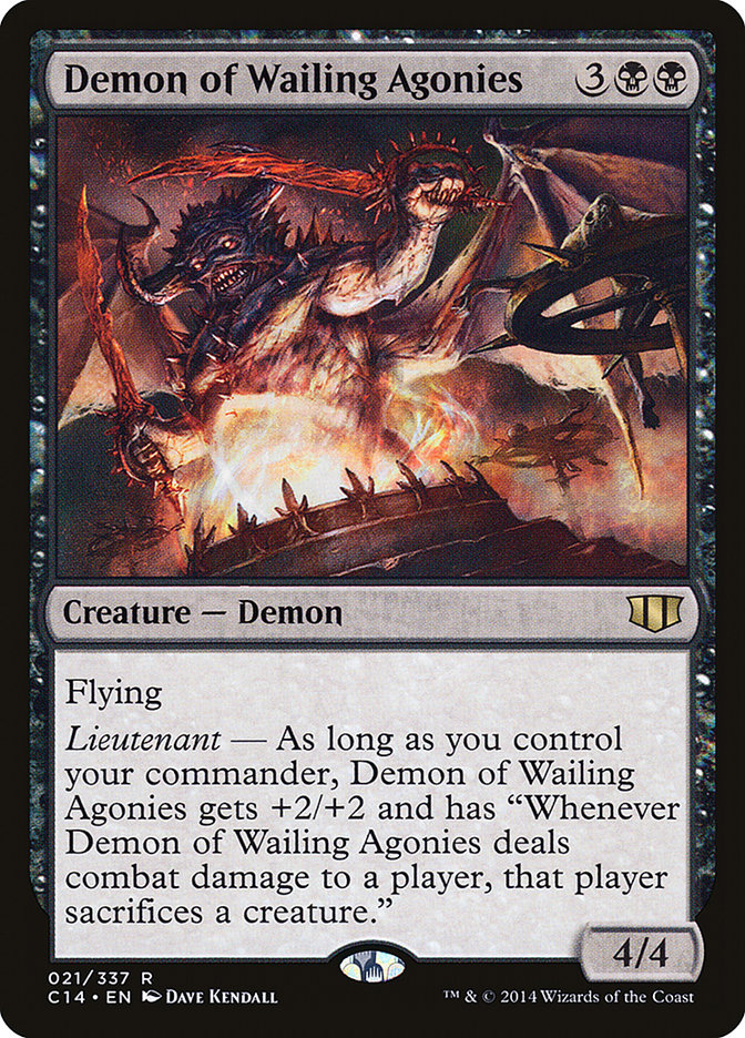 Demon of Wailing Agonies [Commander 2014] | Card Merchant Takapuna