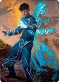 Jace, Mirror Mage 1 Art Card [Zendikar Rising Art Series] | Card Merchant Takapuna