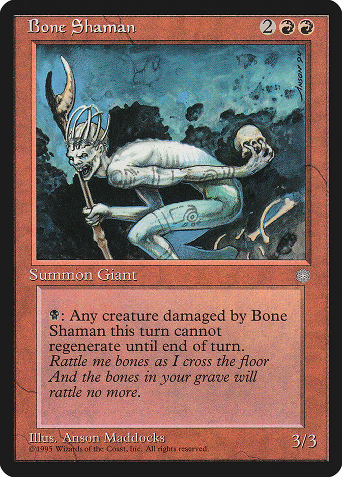 Bone Shaman [Ice Age] | Card Merchant Takapuna