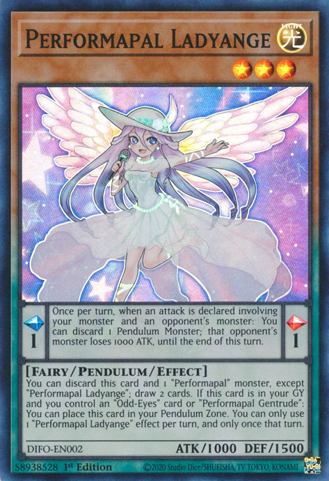 Performapal Ladyange [DIFO-EN002] Super Rare | Card Merchant Takapuna