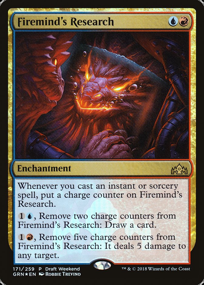 Firemind's Research (Draft Weekend) [Guilds of Ravnica Promos] | Card Merchant Takapuna