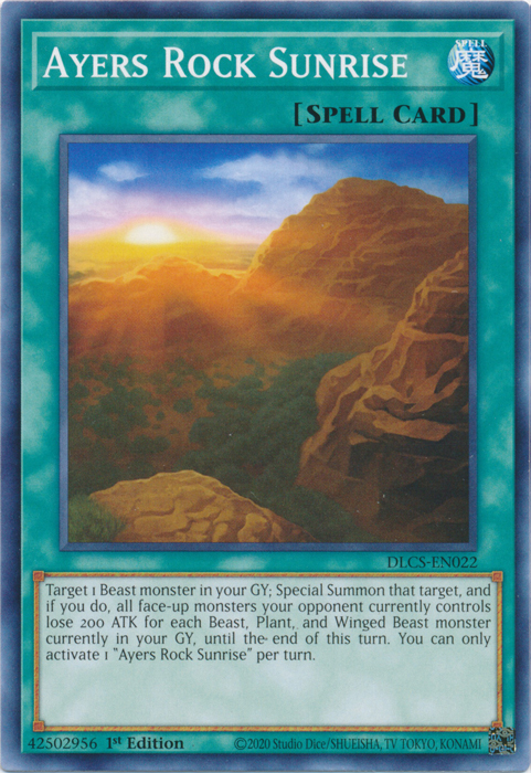 Ayers Rock Sunrise [DLCS-EN022] Common | Card Merchant Takapuna