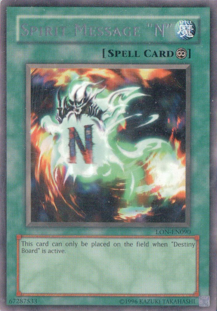 Spirit Message "N" [LON-EN090] Rare | Card Merchant Takapuna