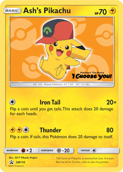 Ash's Pikachu (SM110) [Sun & Moon: Black Star Promos] | Card Merchant Takapuna