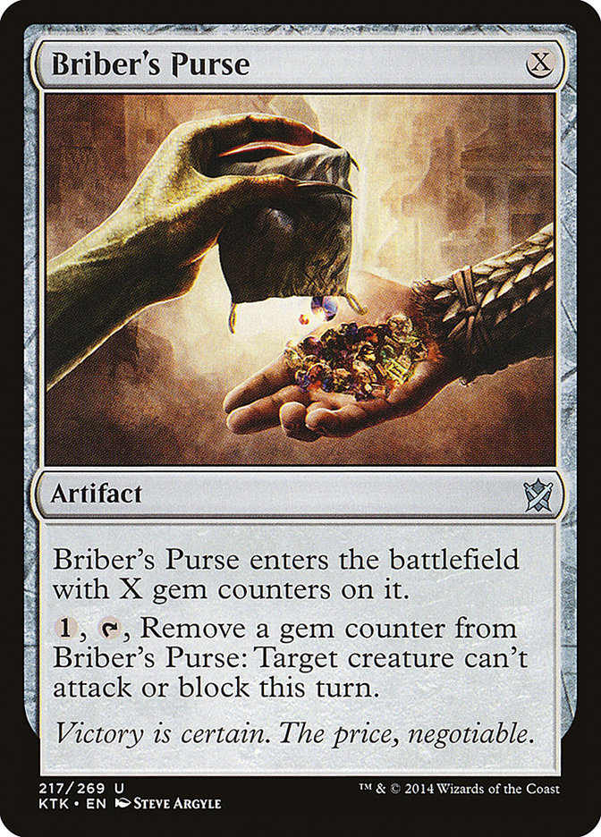 Briber's Purse [Khans of Tarkir] | Card Merchant Takapuna