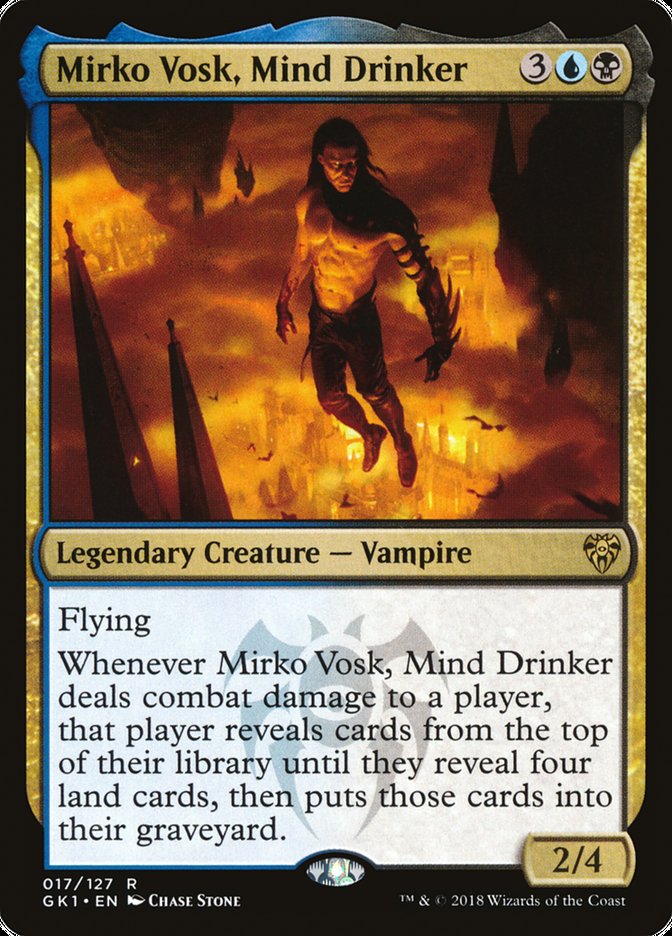 Mirko Vosk, Mind Drinker [Guilds of Ravnica Guild Kit] | Card Merchant Takapuna