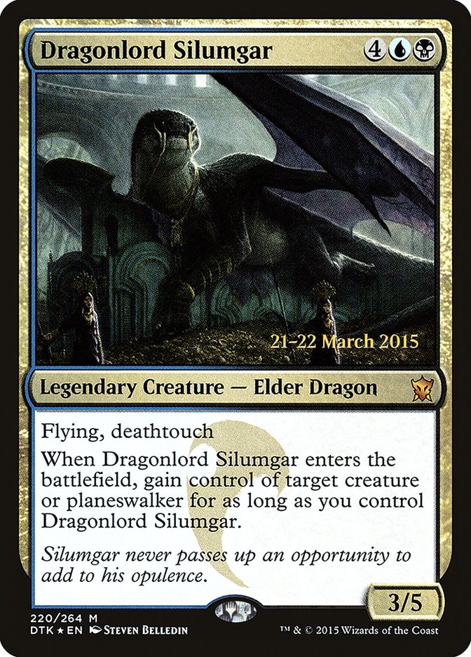 Dragonlord Silumgar [Dragons of Tarkir Prerelease Promos] | Card Merchant Takapuna