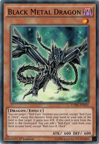 Black Metal Dragon [CORE-EN022] Common | Card Merchant Takapuna