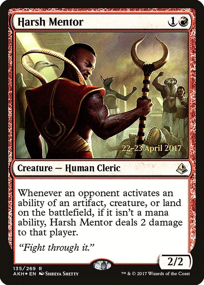 Harsh Mentor [Amonkhet Prerelease Promos] | Card Merchant Takapuna