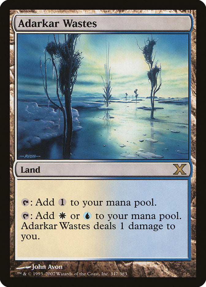 Adarkar Wastes [Tenth Edition] | Card Merchant Takapuna