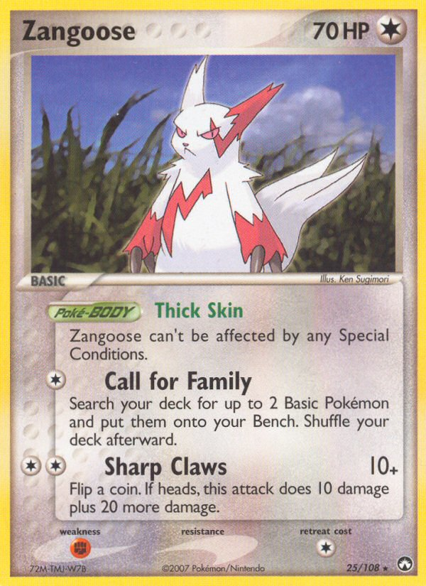 Zangoose (25/108) [EX: Power Keepers] | Card Merchant Takapuna