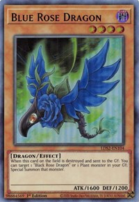 Blue Rose Dragon (Purple) [LDS2-EN104] Ultra Rare | Card Merchant Takapuna