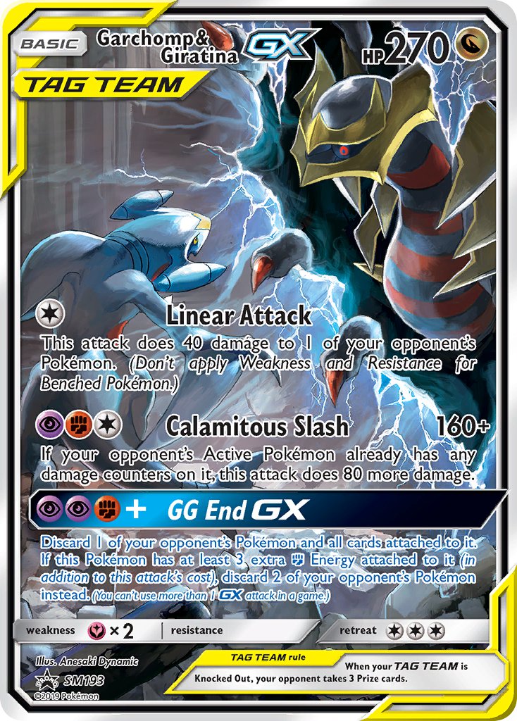 Garchomp & Giratina GX (SM193) [Sun & Moon: Black Star Promos] | Card Merchant Takapuna