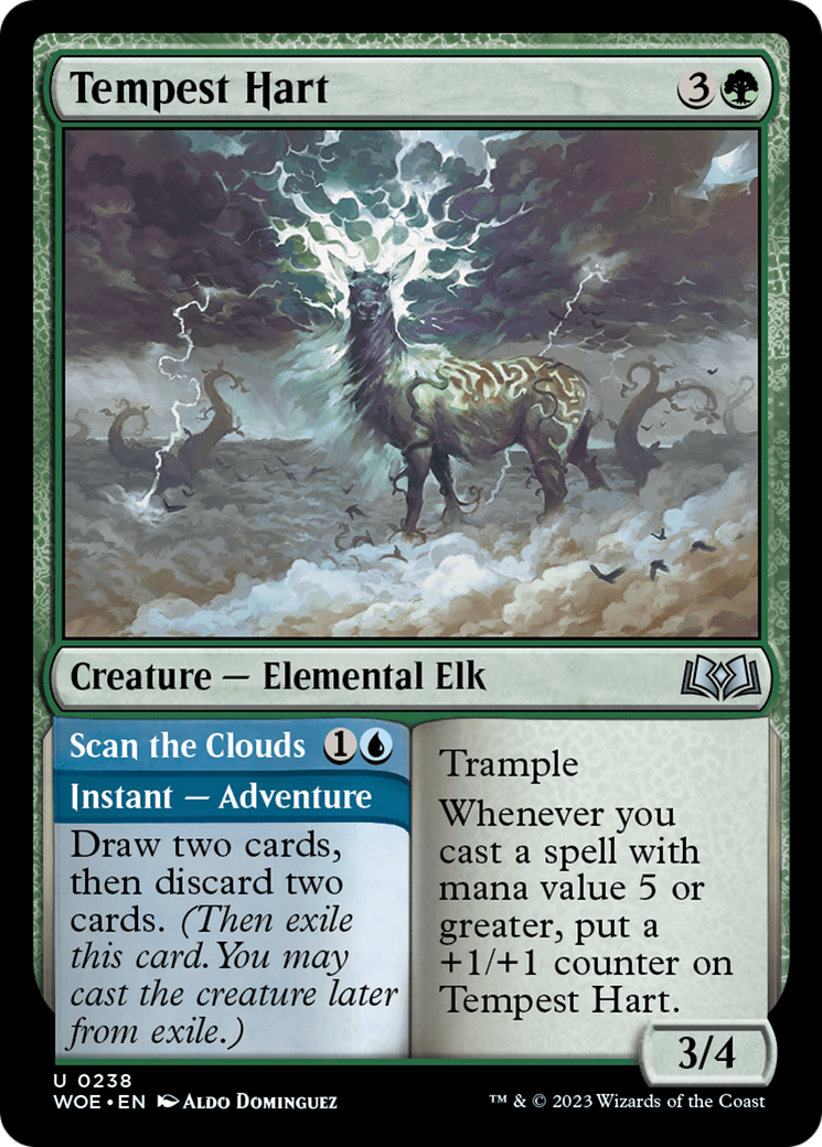 Tempest Hart // Scan the Clouds [Wilds of Eldraine] | Card Merchant Takapuna