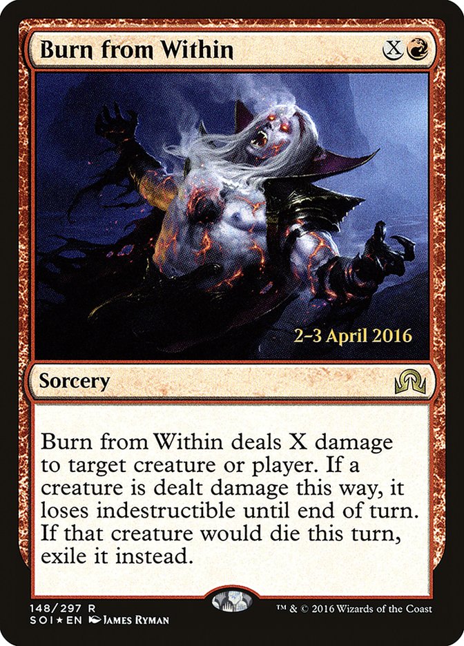 Burn from Within [Shadows over Innistrad Prerelease Promos] | Card Merchant Takapuna