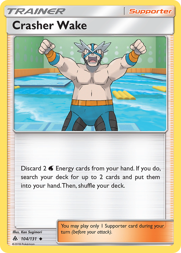 Crasher Wake (104/131) [Sun & Moon: Forbidden Light] | Card Merchant Takapuna