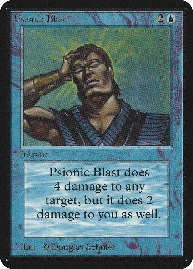 Psionic Blast [Alpha Edition] | Card Merchant Takapuna