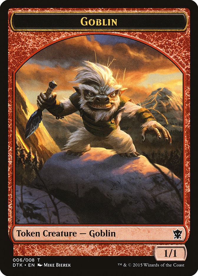 Goblin Token [Dragons of Tarkir Tokens] | Card Merchant Takapuna