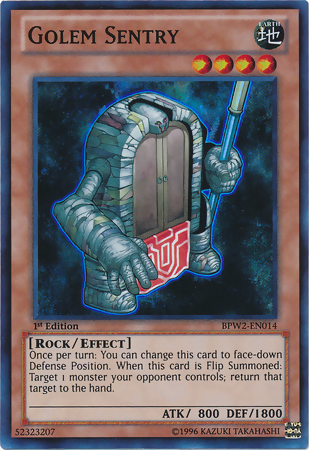 Golem Sentry [BPW2-EN014] Super Rare | Card Merchant Takapuna