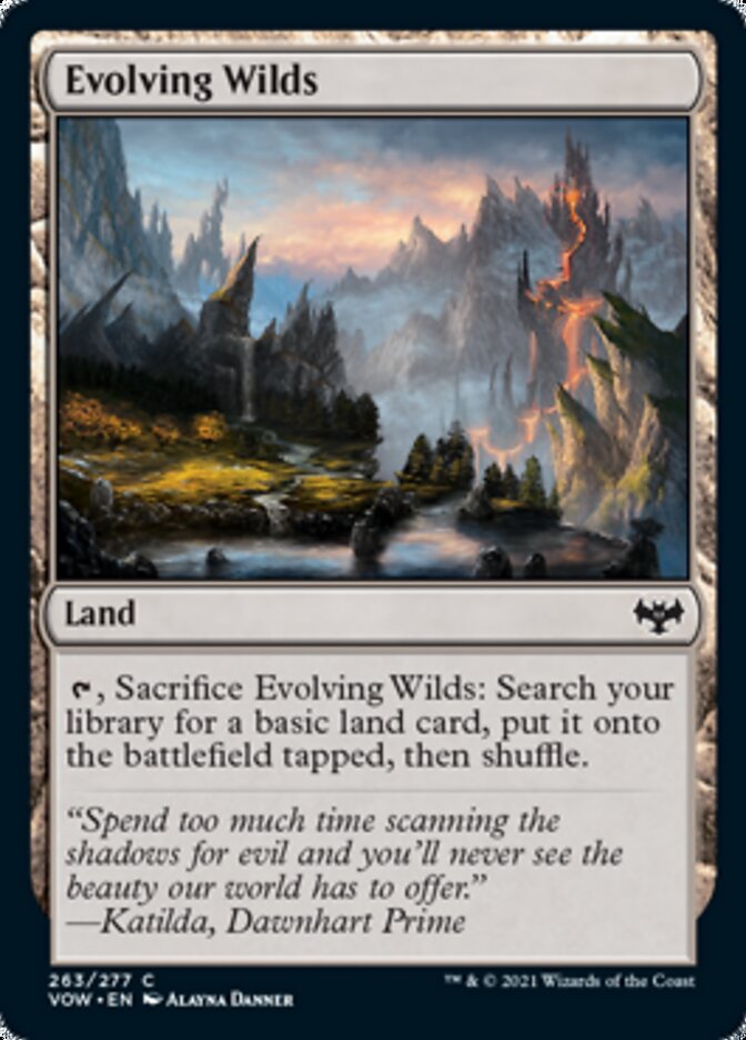 Evolving Wilds [Innistrad: Crimson Vow] | Card Merchant Takapuna