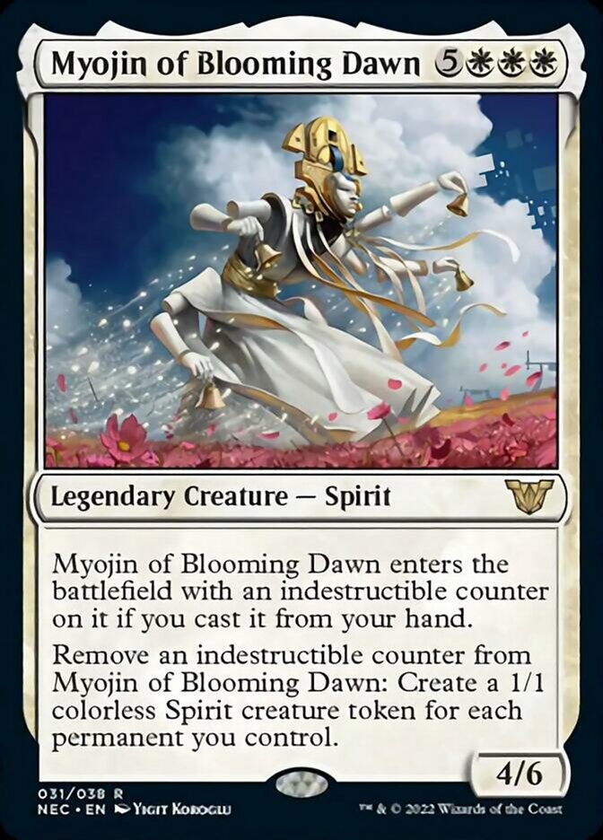 Myojin of Blooming Dawn [Kamigawa: Neon Dynasty Commander] | Card Merchant Takapuna