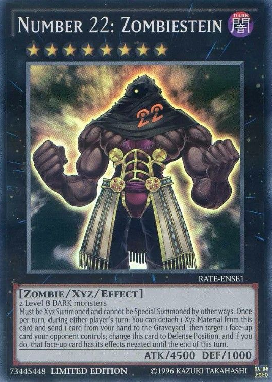 Number 22: Zombiestein [RATE-ENSE1] Super Rare | Card Merchant Takapuna