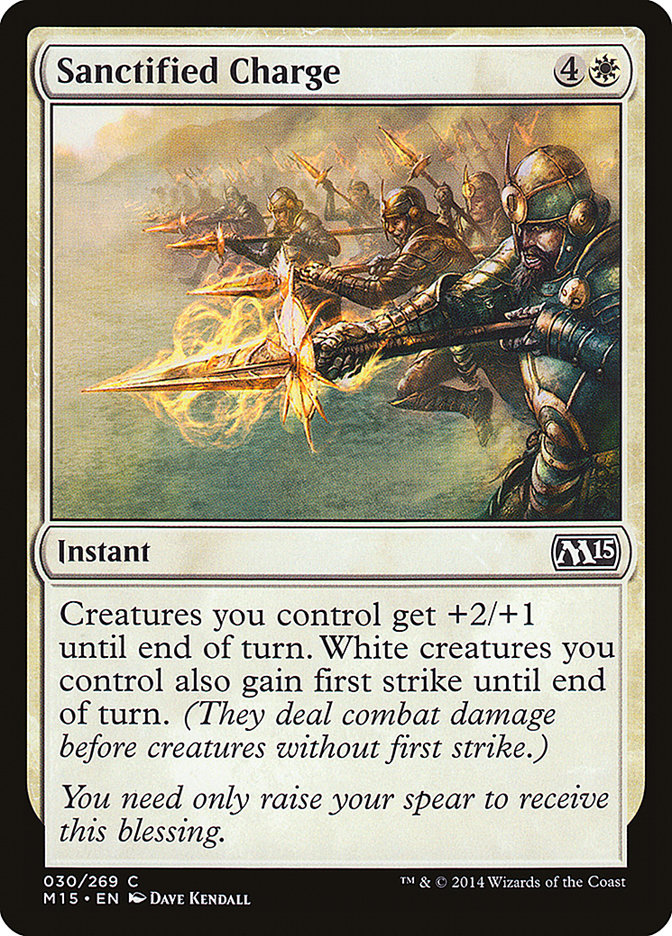 Sanctified Charge [Magic 2015] | Card Merchant Takapuna