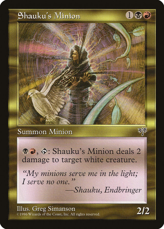 Shauku's Minion [Mirage] | Card Merchant Takapuna