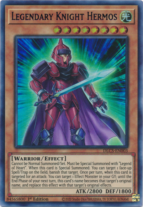 Legendary Knight Hermos (Purple) [DLCS-EN003] Ultra Rare | Card Merchant Takapuna