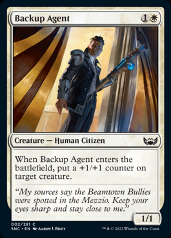 Backup Agent [Streets of New Capenna] | Card Merchant Takapuna