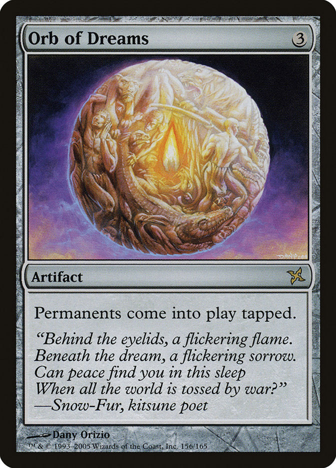 Orb of Dreams [Betrayers of Kamigawa] | Card Merchant Takapuna