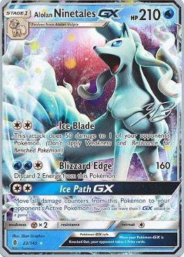 Alolan Ninetales GX (22/145) (Ice Path FTW - Zachary Bokhari) [World Championships 2017] | Card Merchant Takapuna