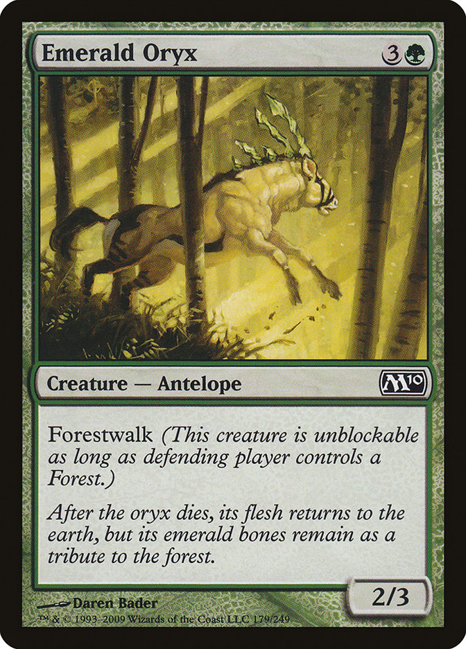 Emerald Oryx [Magic 2010] | Card Merchant Takapuna