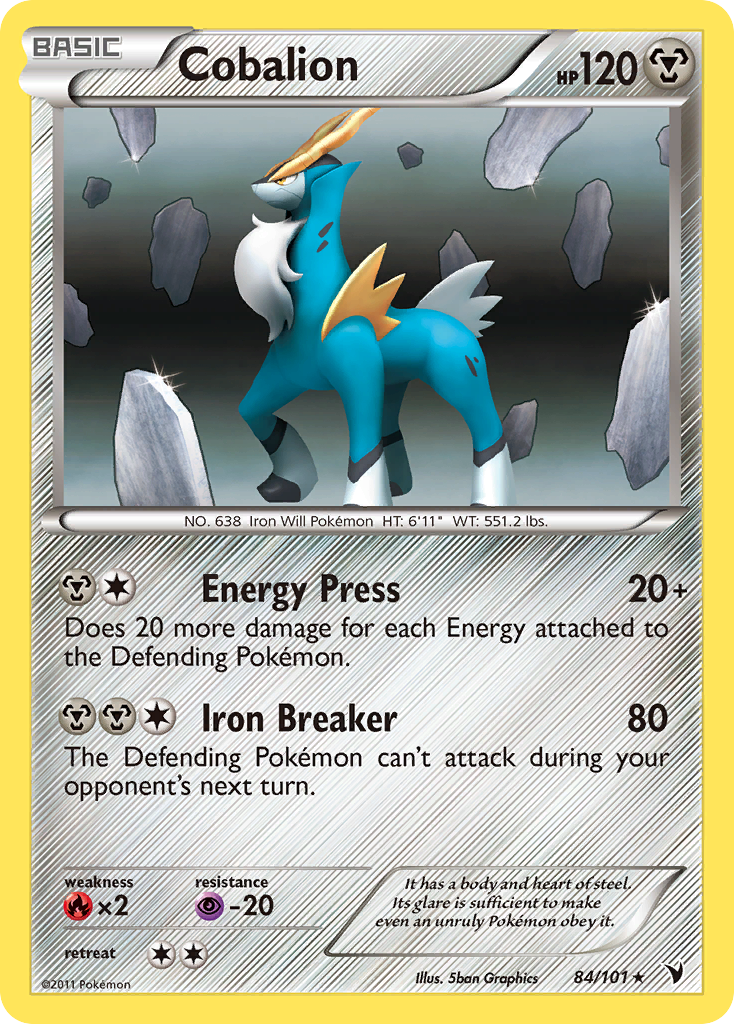 Cobalion (84/101) [Black & White: Noble Victories] | Card Merchant Takapuna