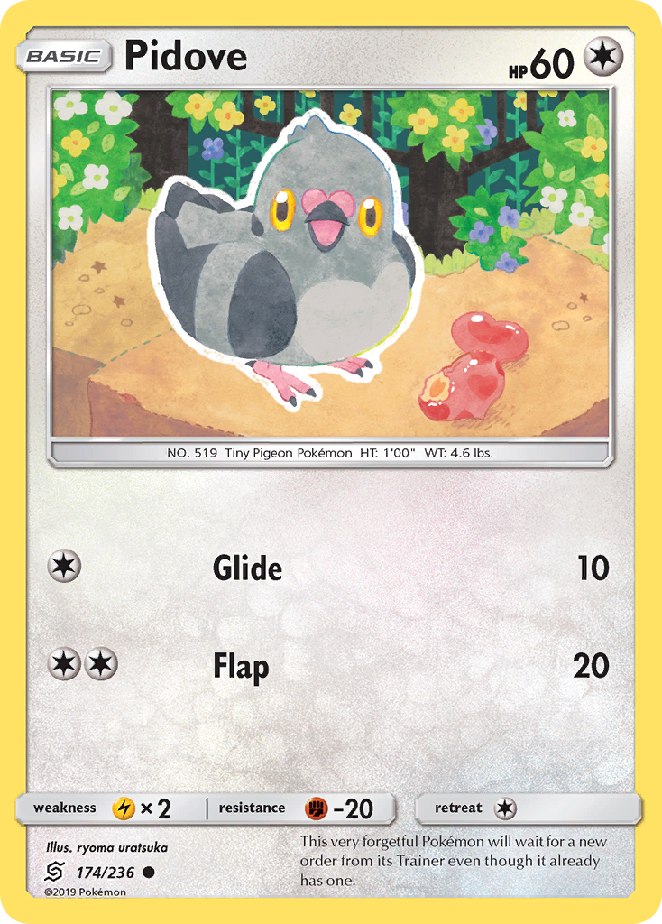 Pidove (174/236) [Sun & Moon: Unified Minds] | Card Merchant Takapuna