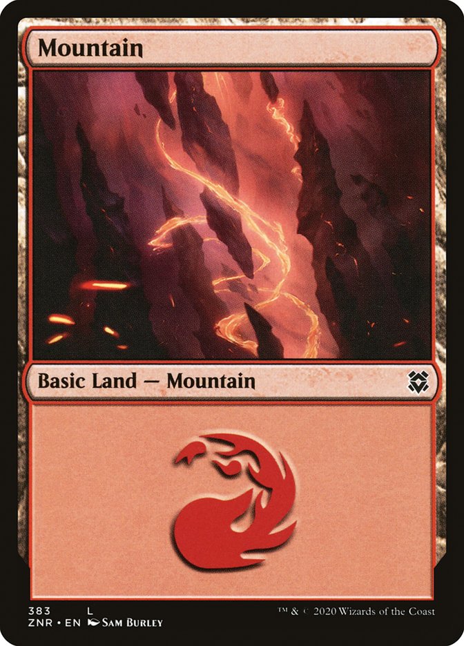 Mountain (383) [Zendikar Rising] | Card Merchant Takapuna