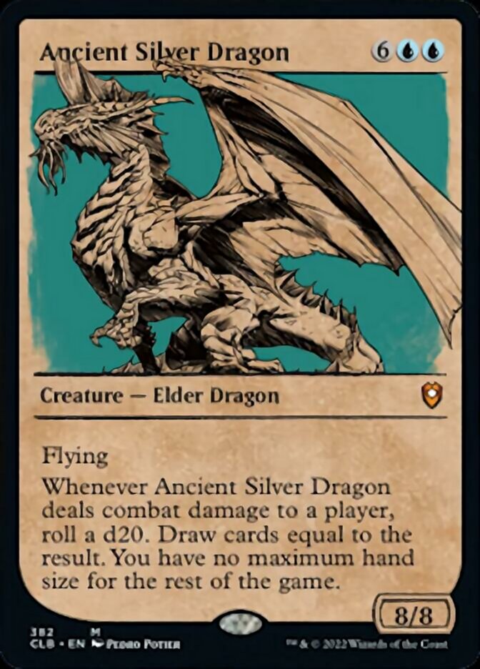 Ancient Silver Dragon (Showcase) [Commander Legends: Battle for Baldur's Gate] | Card Merchant Takapuna